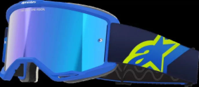 ALPINESTARS GOGGLES - GOGGLE VISION 5 CORP BLUE/YLW  - 26013954