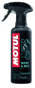 MOTUL E1 Wash & Wax Dry Cleaner - 400ml Spray x12 - 3043045