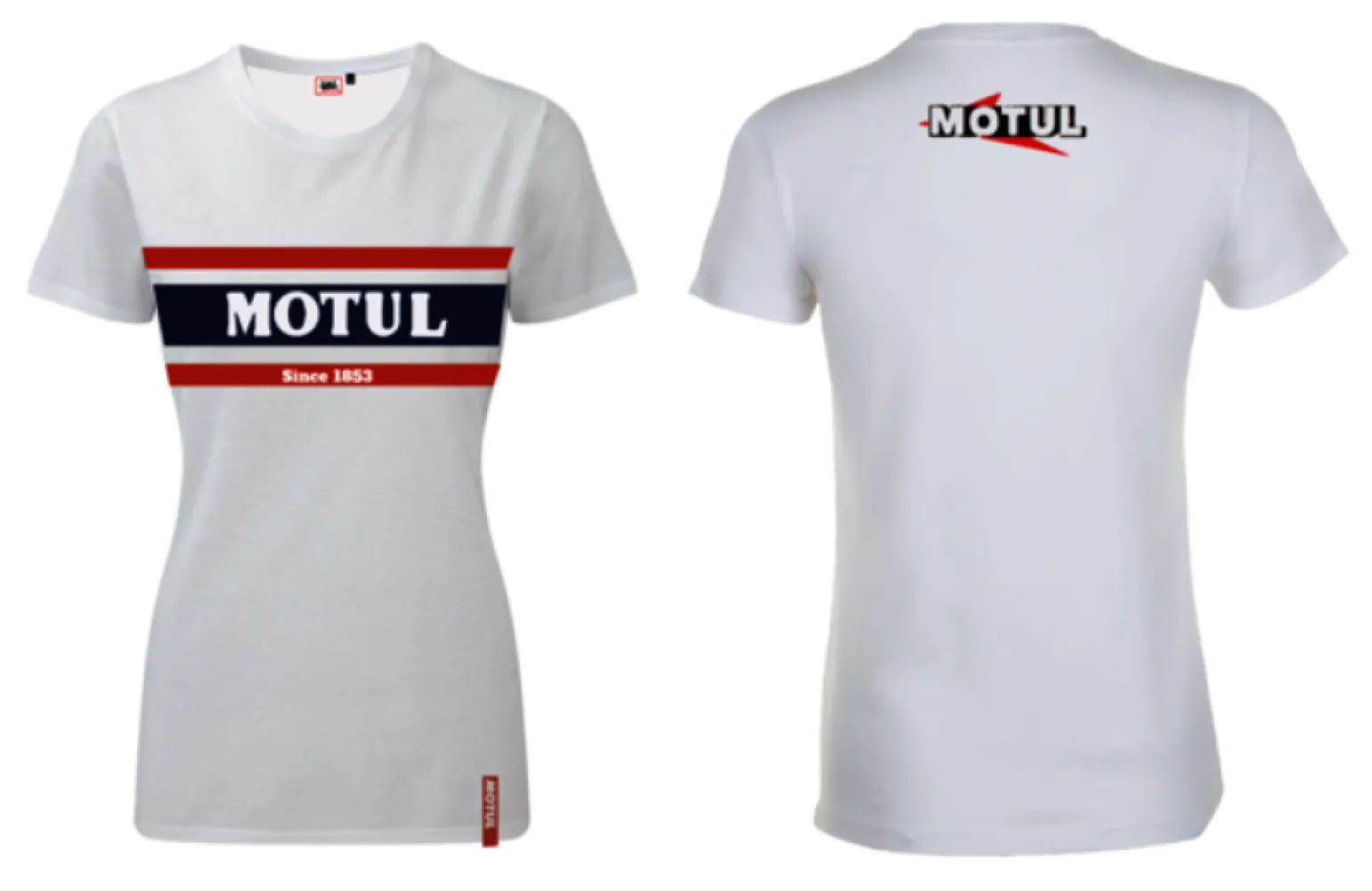 MOTUL Striped T-Shirt for men - Women White - 8005153002
