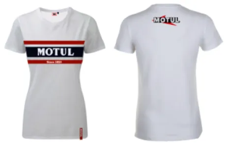 MOTUL Striped T-Shirt for men - Women White - 8005153002
