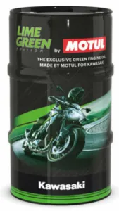 MOTUL Lime Green Motor Oil 10W40 4T 60L + Cushion - 3033556