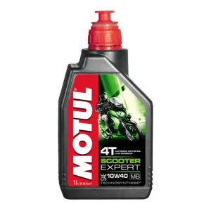 MOTUL Scooter Expert 4T Motor Oil - 10W40 1L x12 - 3042972