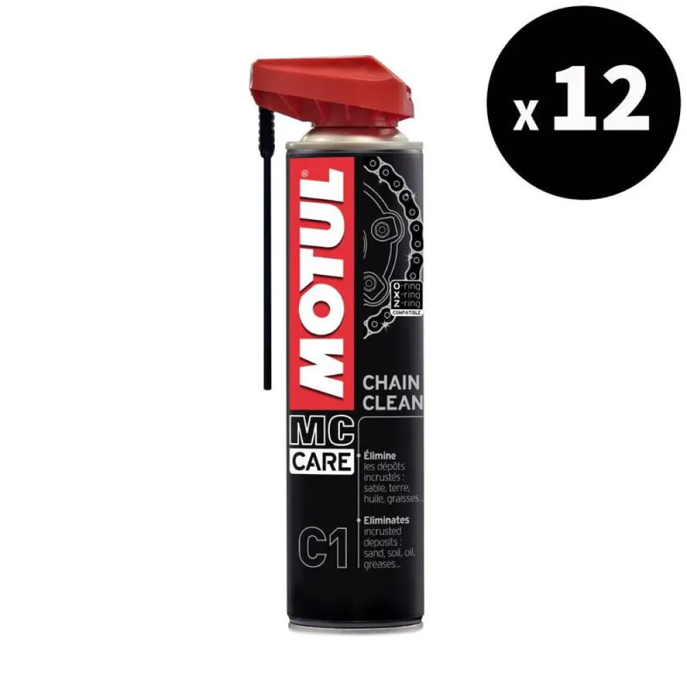 MOTUL KIT SPRAY C1 CHAIN CLEAN 400ML X12 - 3062724
