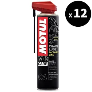 MOTUL KIT SPRAY C4 CHAIN LUBE 400ML X12 - 3062727