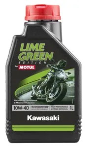 MOTUL Lime Green Kawasaki Motor Oil 4T 10W40 1L x12 - 3042900