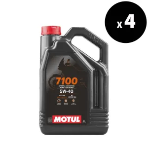 MOTUL 7100 4T Motor Oil - 5W40 4L x4 - 3042939