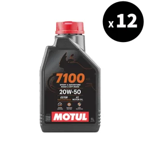 MOTUL 7100 4T Motor Oil - 20W50 1L x12 - 3042948
