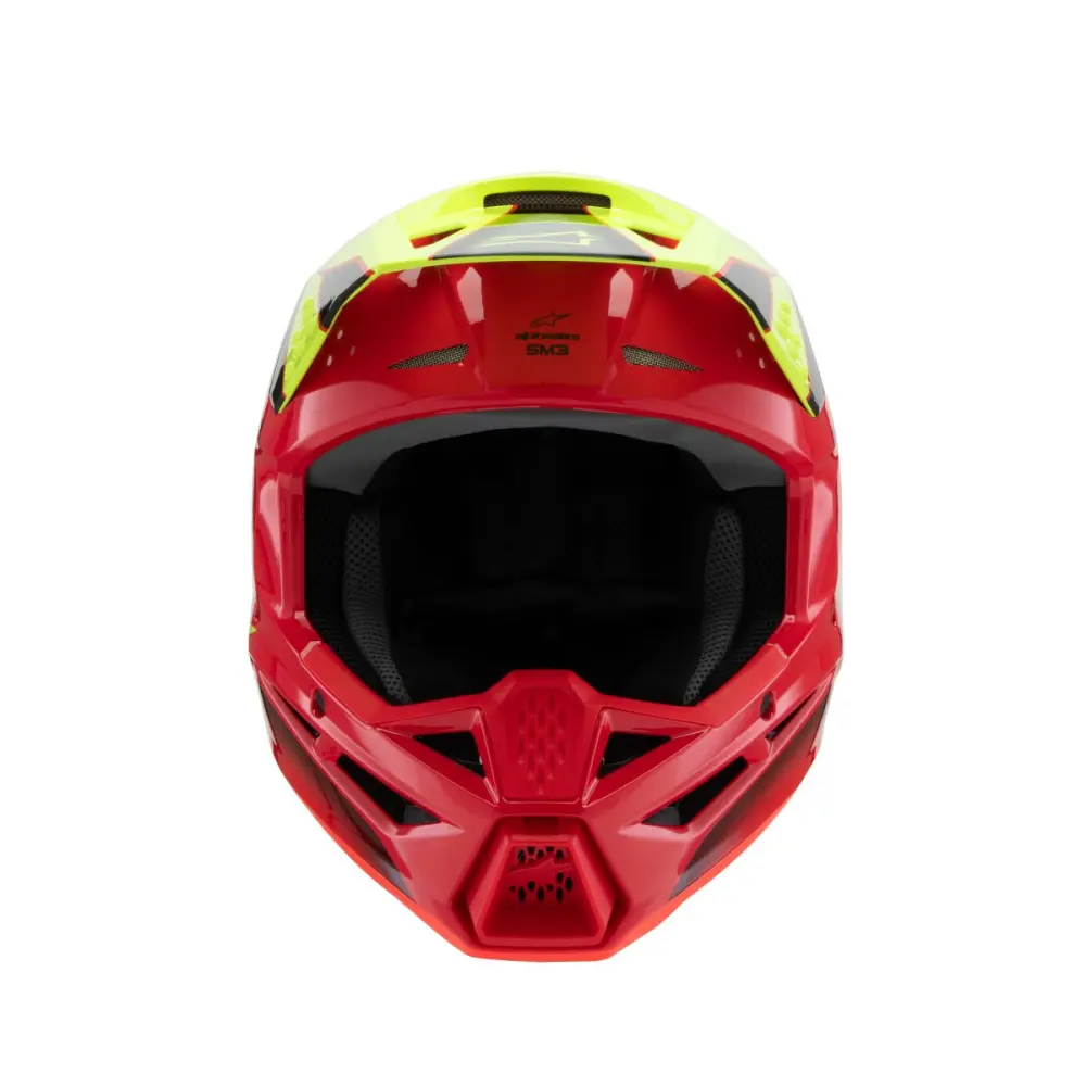 ALPINESTARS(MX) - HELMET YTH SM3 FRAY RD/YL/BK Y - 01111658