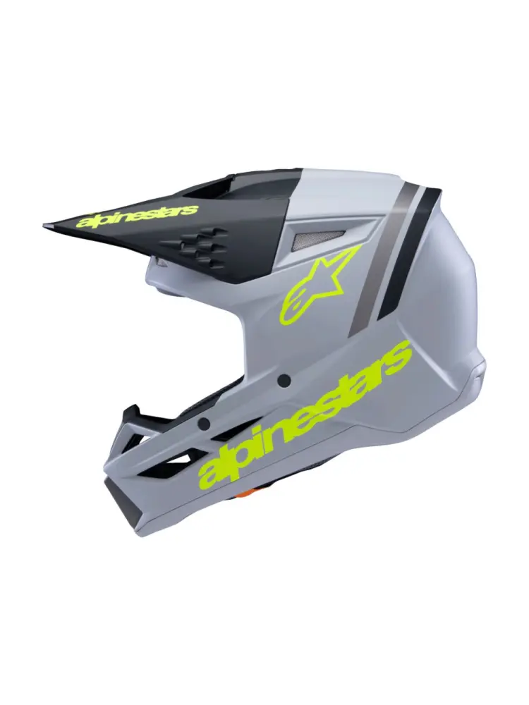 ALPINESTARS(MX) - HELMET YTH SM3 RADIUM GY/BLK/Y - 01111664