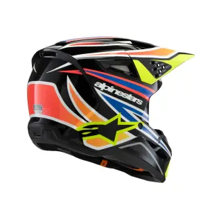 ALPINESTARS(MX) - HELMET YTH SM3 WURX BLK/YL/B Y - 01111665