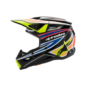 ALPINESTARS(MX) - HELMET YTH SM3 WURX BLK/YL/B Y - 01111666
