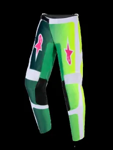 ALPINESTARS(MX) - PANT YTH FLUID PORTL GRN/WH/BL - 29032692