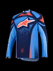 ALPINESTARS(MX) - JERSEY TECHSTAR NOMUR NAVY/OR/ - 29108562