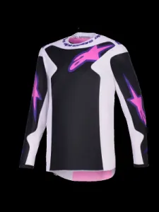 ALPINESTARS(MX) - JERSEY FLUID GRID BLK/GY/PU 2X - 29108636