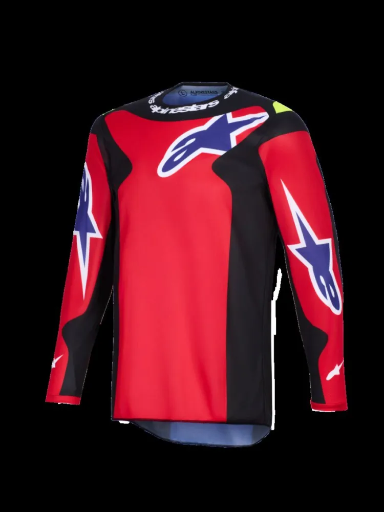 ALPINESTARS(MX) - JERSEY FLUID GRID RED/BLK/PURP - 29108639