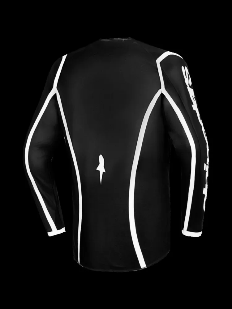 ALPINESTARS(MX) - JERSEY FLUID APEX BLACK/GRAY S - 29108652