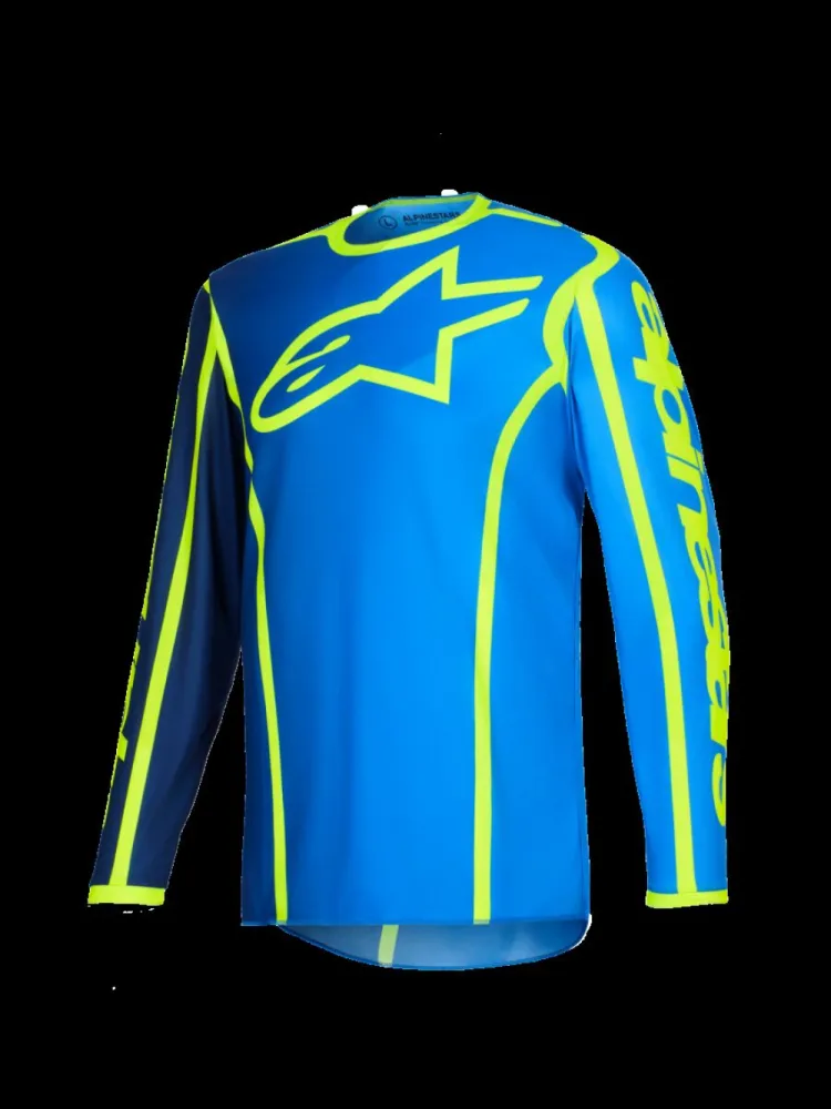 ALPINESTARS(MX) - JERSEY FLUID APEX BLUE/YEL 2X - 29108671