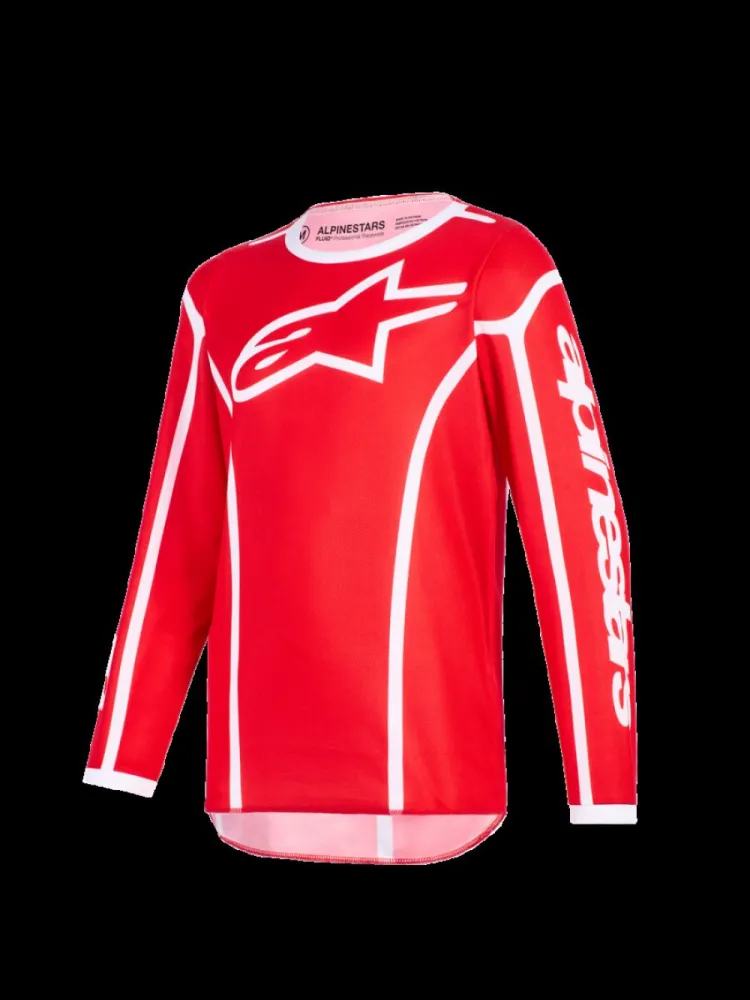 ALPINESTARS(MX) - JERSEY YTH FLUID APEX RED/WHIT - 29122659