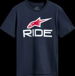 ALPINESTARS (CASUALS) - TEE SS CSF RIDE 4.0 NAVY/WHITE - 303024948