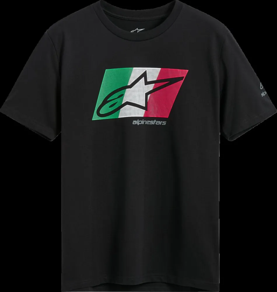 ALPINESTARS (CASUALS) - TEE SS CSF GLOBAL BLACK/GN/WH/ - 303024990