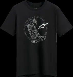 ALPINESTARS (CASUALS) - TEE SS CSF TECH BOOT BLACK L - 303024996