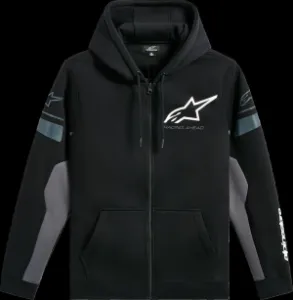 ALPINESTARS (CASUALS) - HOODIE ZIP ESEMEX BLACK/CHARCO - 30507157