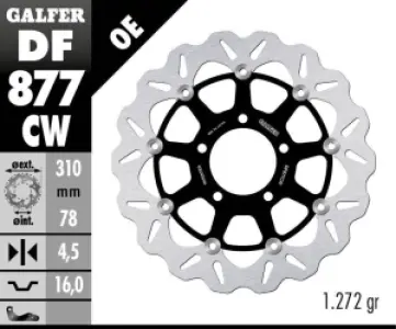 GALFER - BRAKE DISC FLOAT WAVE - 17103138
