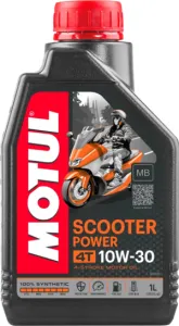 MOTUL Scooter Power 4T Motor Oil - 10W30 1L x12 - 3042973