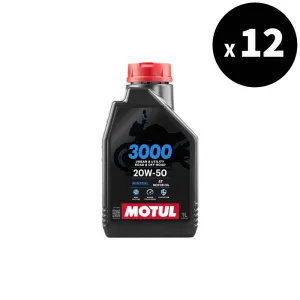 MOTUL 3000 4T Motor Oil - 20W50 1L x12 - 3042982