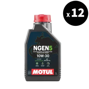 MOTUL NGEN 5 4T Motor Oil - 10W-30 1L x12 - 3064591