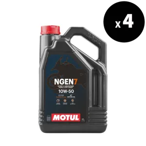 MOTUL NGEN 7 4T Motor Oil - 10W-50 4L x4 - 3064600