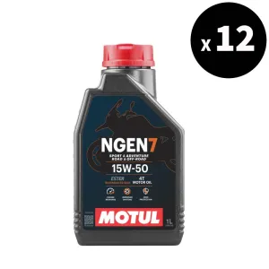 MOTUL NGEN 7 4T Motor Oil - 15W-50 1L x12 - 3064601