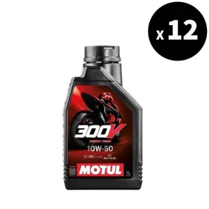 MOTUL 300V Factory Line Road Racing 4T Motorolie - 10W50 1 L x12 - 3065097