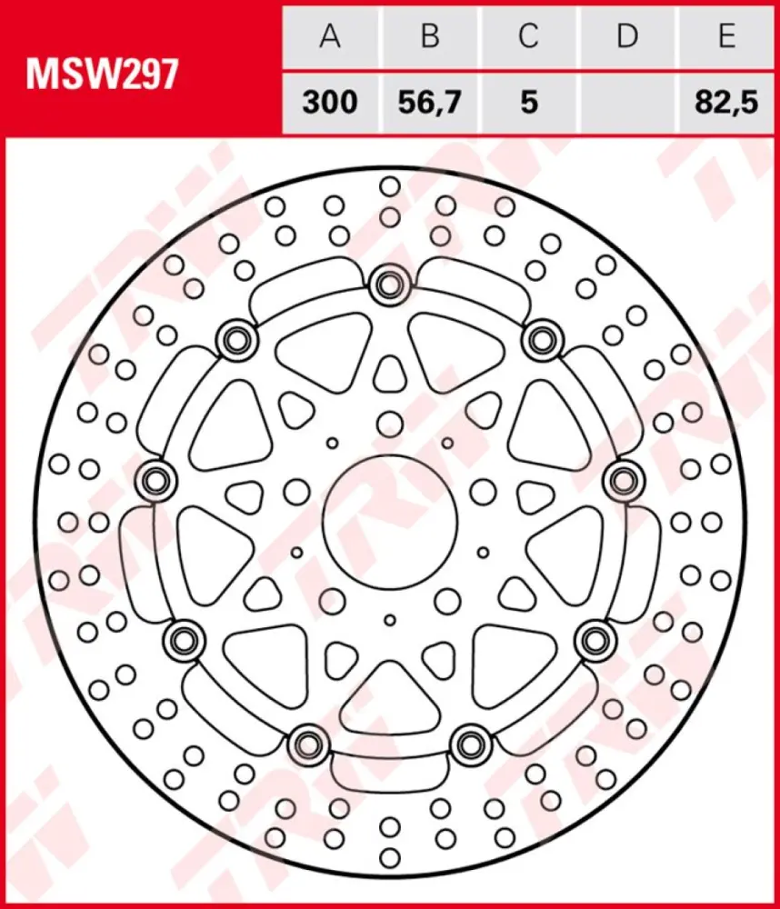 TRW - BRAKE DISC - 17105021