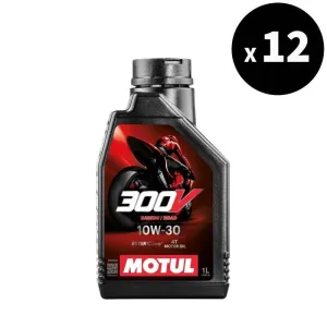 MOTUL 300V Factory Line Road Racing 4T Motorolie - 10W30 1 L x12 - 3065103