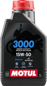 MOTUL 3000 4T motorolie - 15W50 1L - 1099479