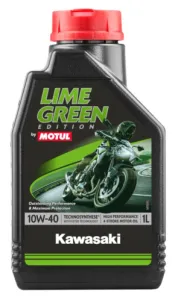 MOTUL Kawasaki Lime Green 4T Motorolie - 10W40 4 L - 1129786