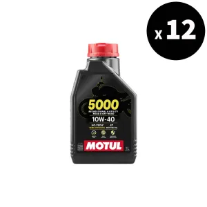 MOTUL 5000 4T Motor Oil - 10W40 1L x12 - 3042925