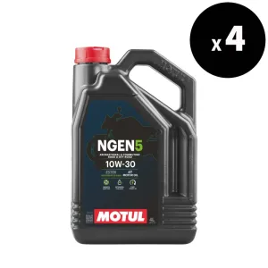MOTUL NGEN 5 4T Motor Oil - 10W-30 4L x4 - 3064592