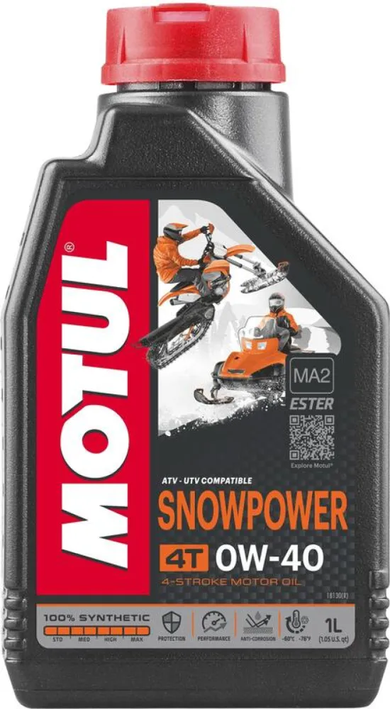 MOTUL Snowpower 4T motorolie - 0W40 1L - 1099462
