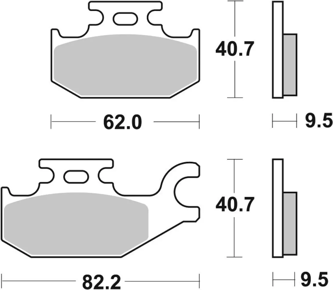 SBS - BRAKE PAD CAR/CER - 17200903