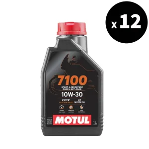 MOTUL 7100 4T Motor Oil - 10W30 1L x12 - 3042940