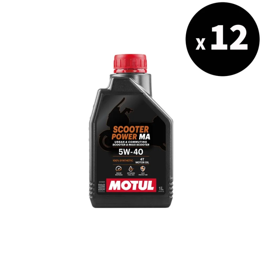 MOTUL KIT SCOOTER POWER 5W40 1LX12 - 3042977