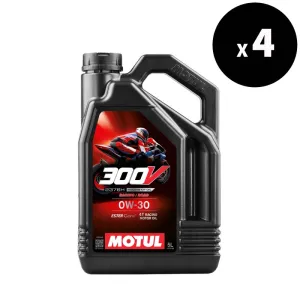 MOTUL 300V Factory Line Racing Olie kit 2376H 0W-30 4T - x 4 - 3062715