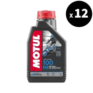 MOTUL 100 2T Motomix Motor Oil - 1L x12 - 3042910
