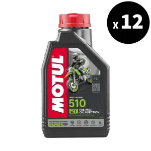MOTUL 510 2T Motor Oil - 1L x12 - 3042912