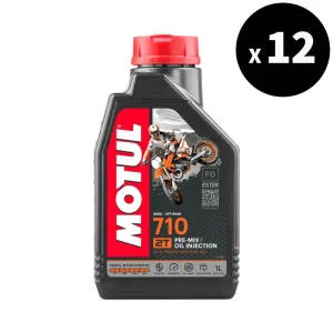 MOTUL 710 2T Motor Oil - 1L x12 - 3042914