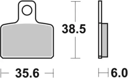SBS - BRAKE PAD CAR/CER - 17211838