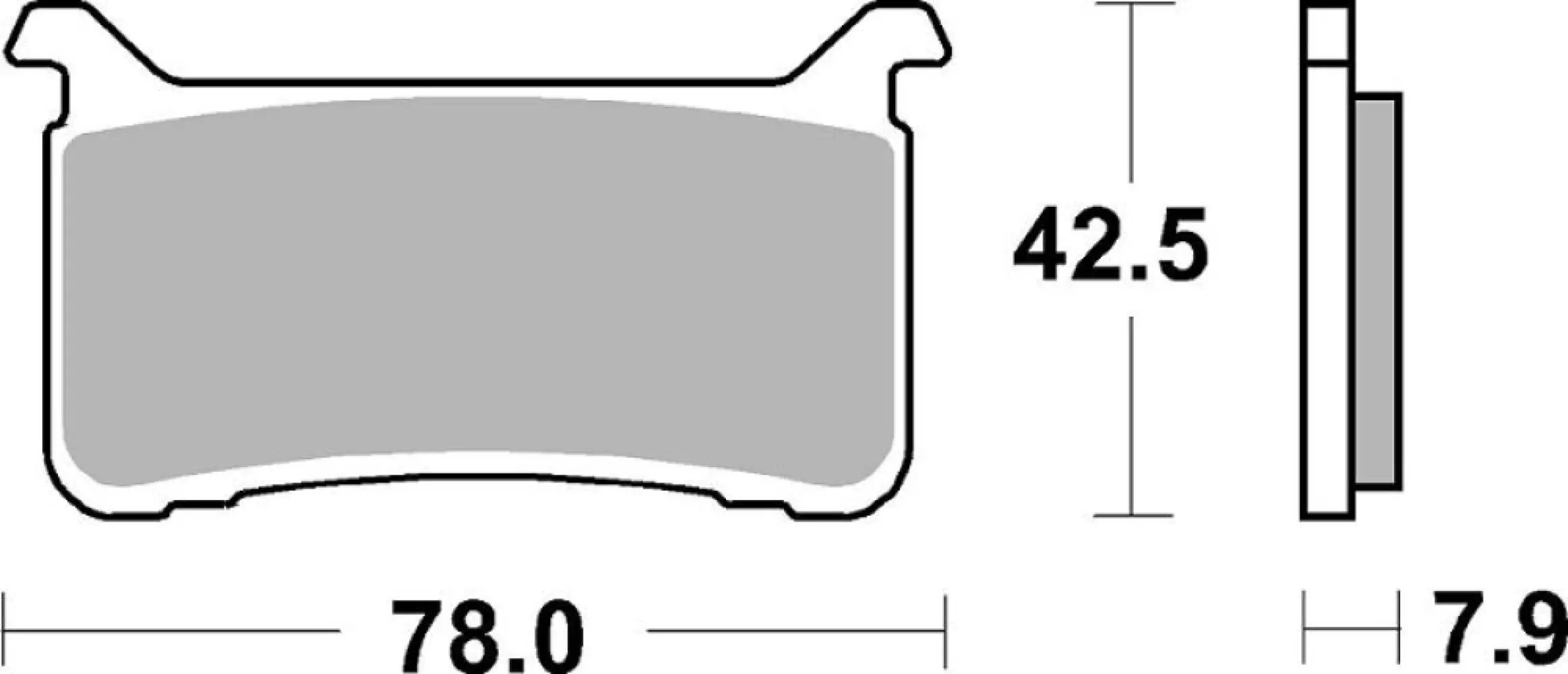 SBS - BRAKE PAD SINT FR - 17212813