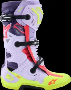 ALPINESTARS(MX) - BOOT TECH 10 S-VENTED PURPLE/Y - 34103377